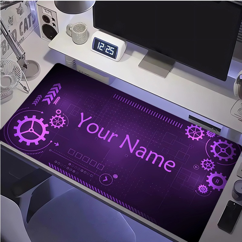 Tech Office Names - Tapis de souris personnalisable de style