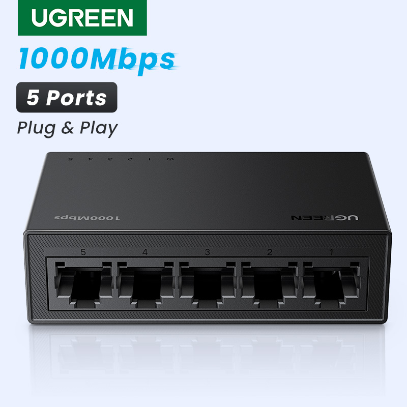 Ethernet Switch 8 Port - UGREEN-Mini commutateur Ethernet 1000Mbps, extension de