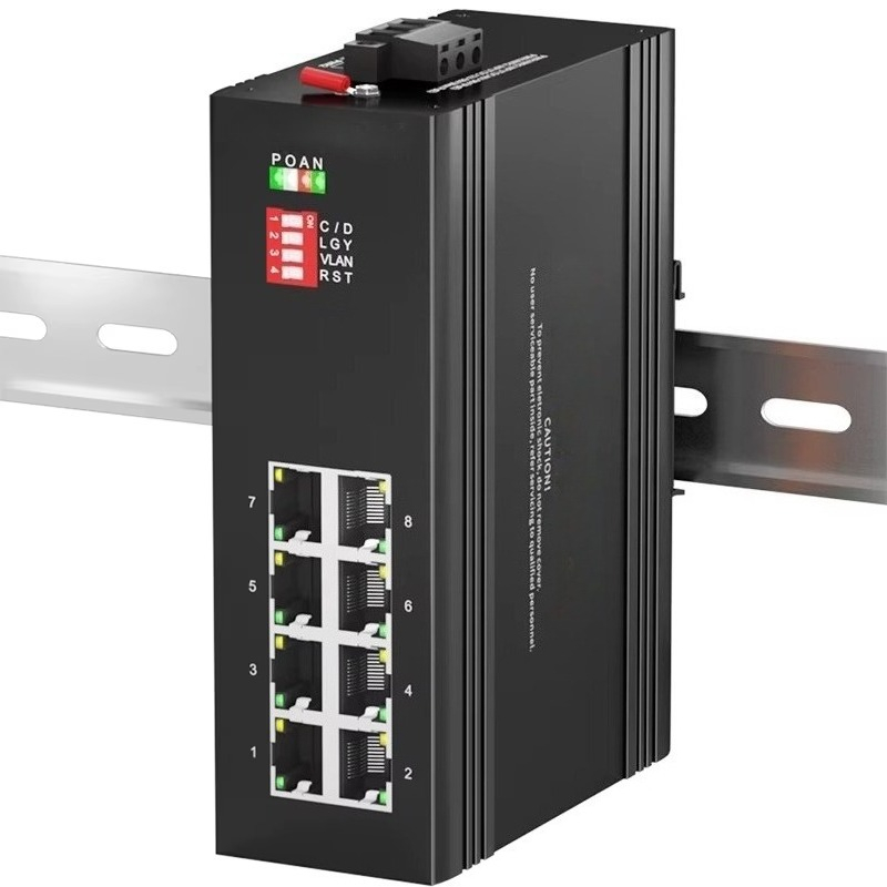 Ethernet Switch 8 Port - Commutateur Ethernet Gigabit 8 ports industriel