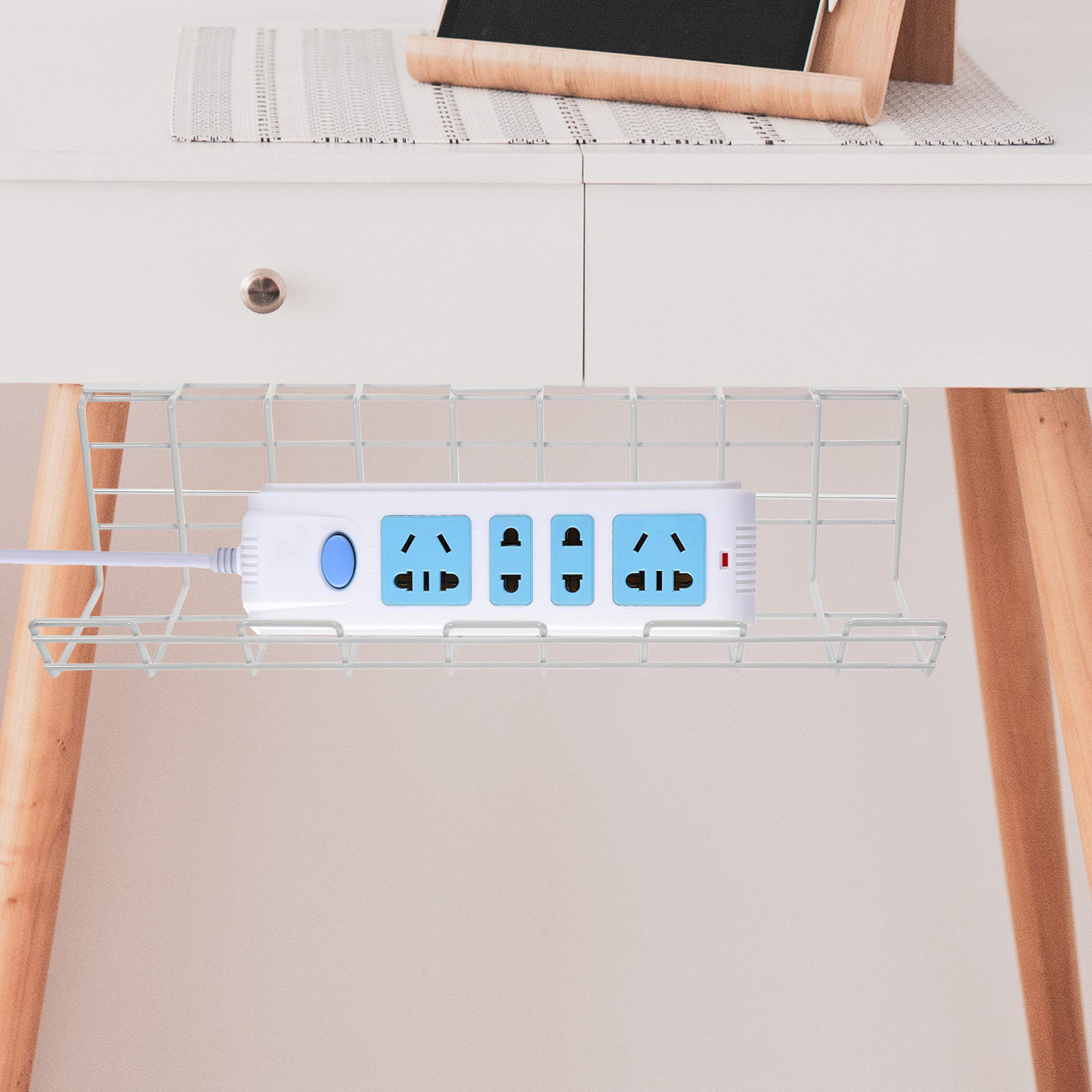 Surge Protector Rack - Lot de 2 organiseurs de câbles