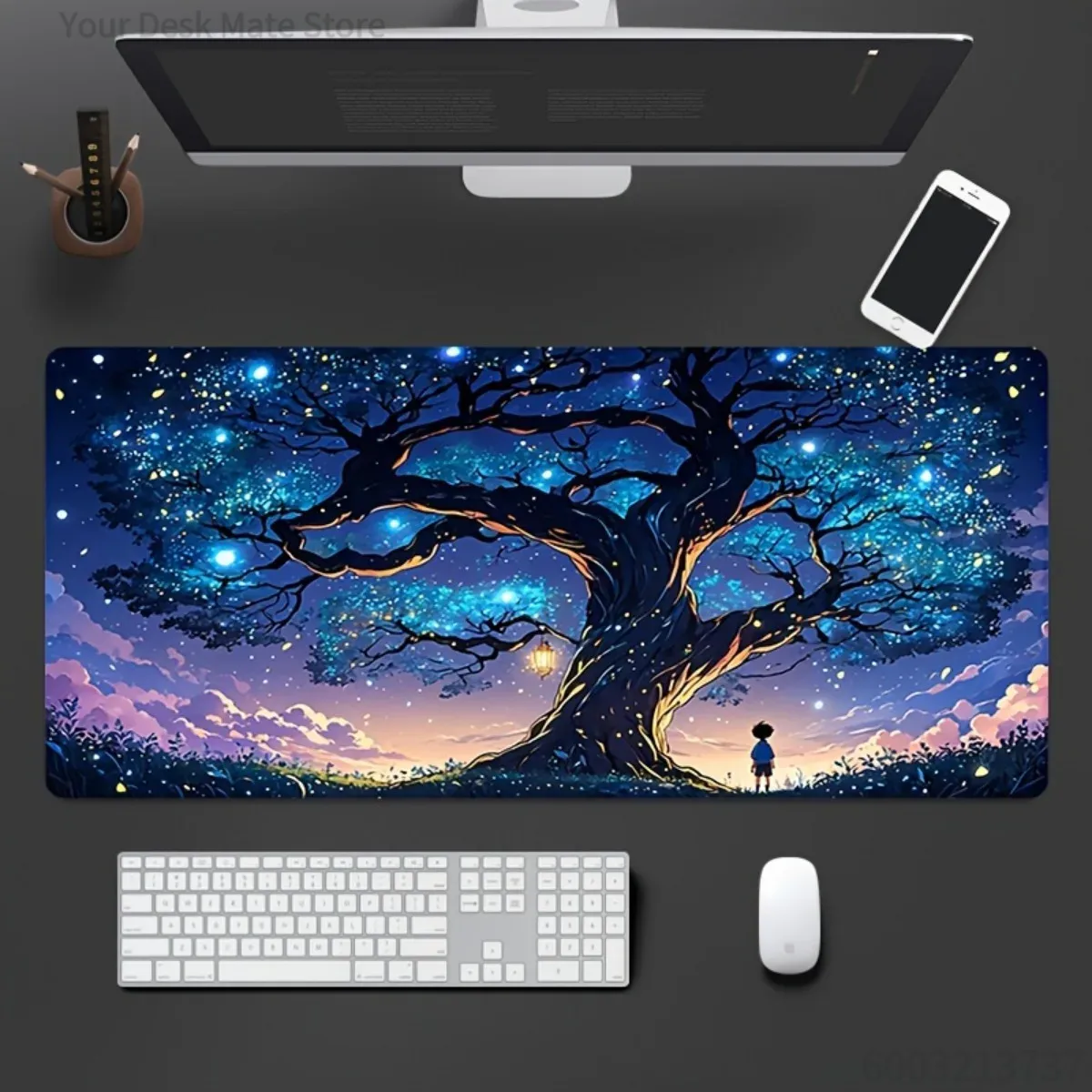 Office Tech Desk - Tapis de bureau gaming en caoutchouc