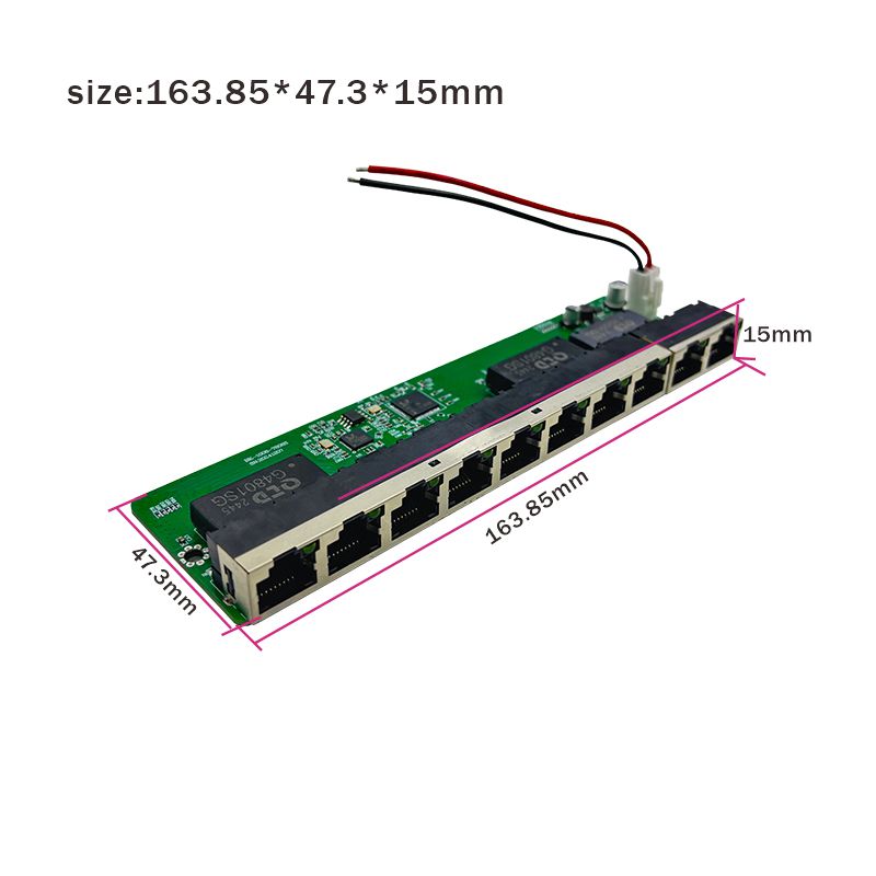 Protocole standard 802.3AF/AT  - Ethernet Switch 8 Port avis et prix