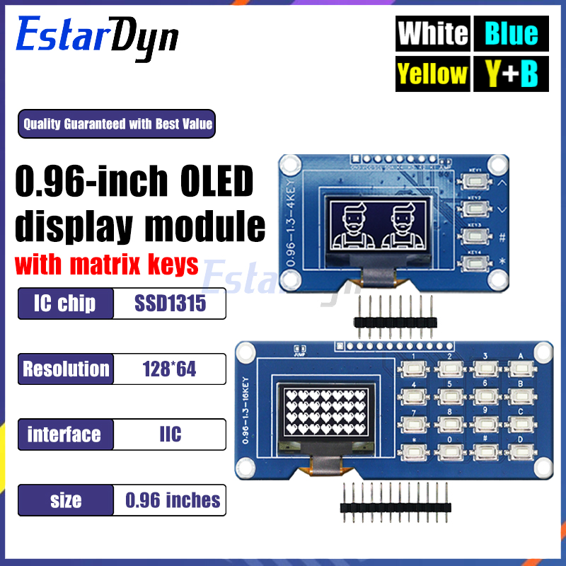 Écran OLED de 0,96 pouce avec  - Raspberry Pi Keyboard avis et prix