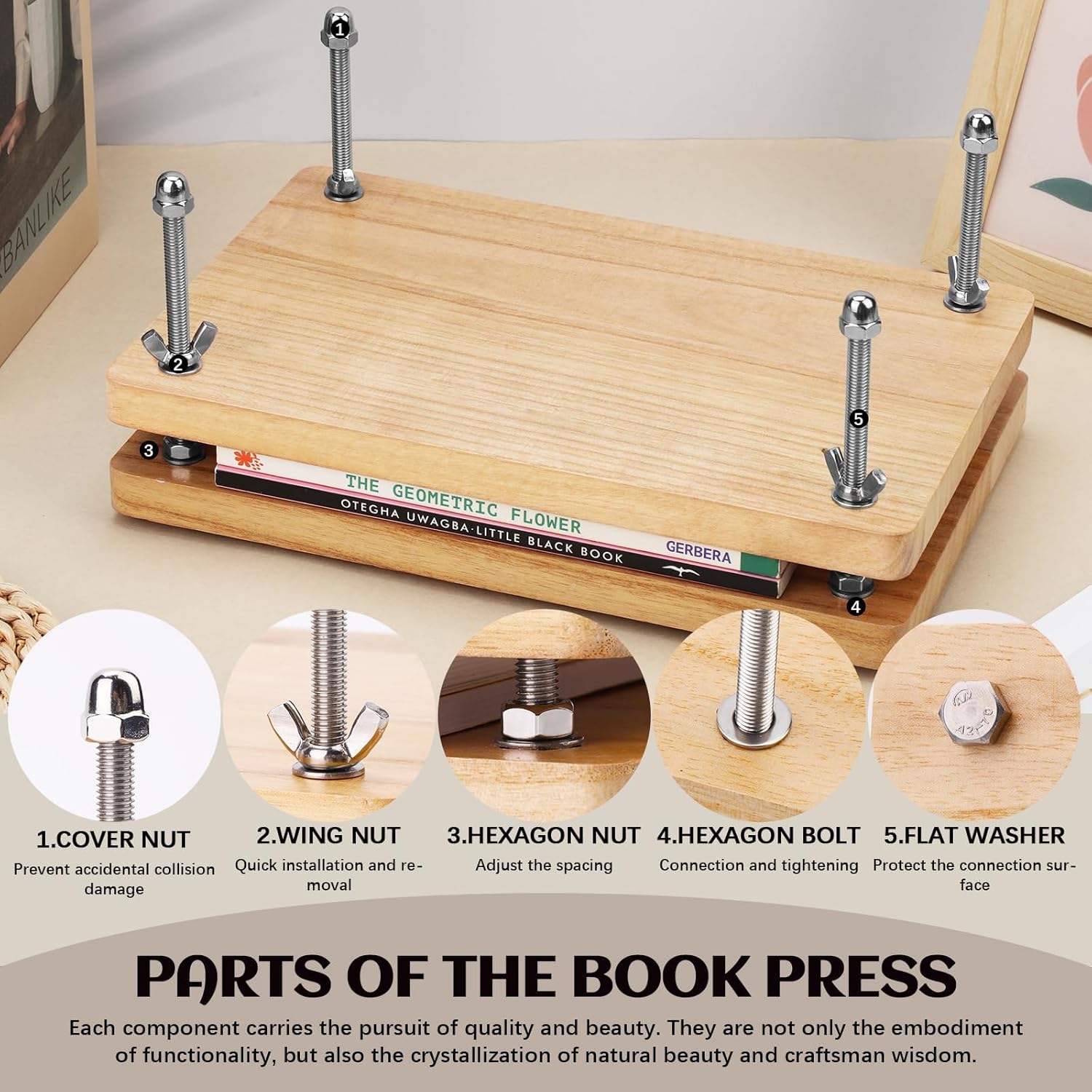 Presse à livres en bois, outil - Binding Machine Comb avis et prix