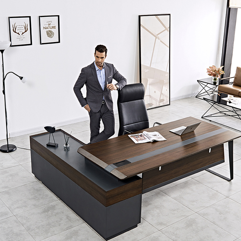 Bureau de bureau en bois de lu - Office Tech Desk avis et prix
