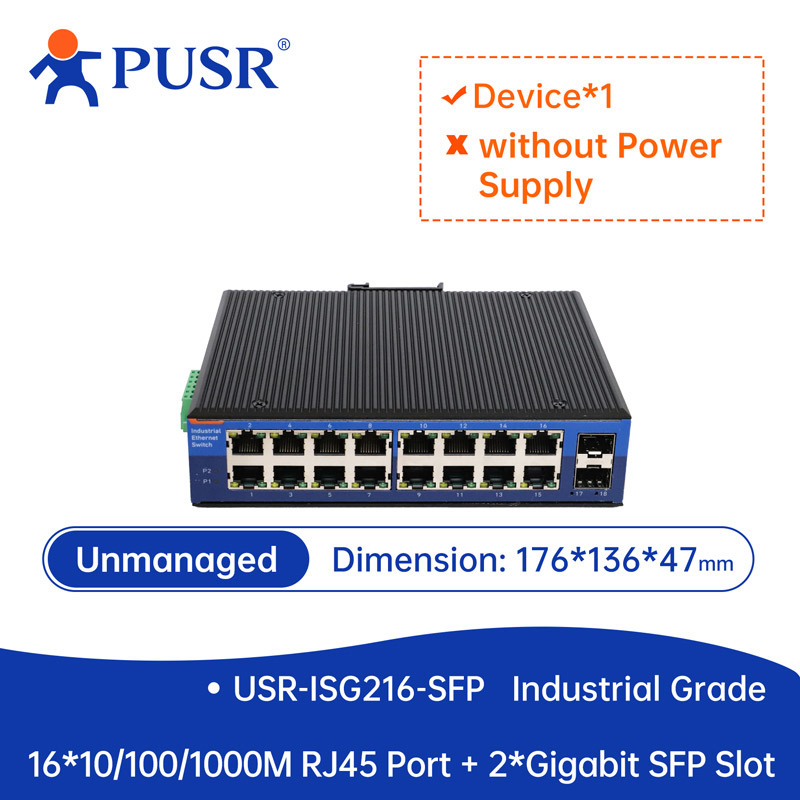 Ports PUSR 2 SFP 8/16 RJ45 ave - Ethernet Switch 8 Port avis et prix