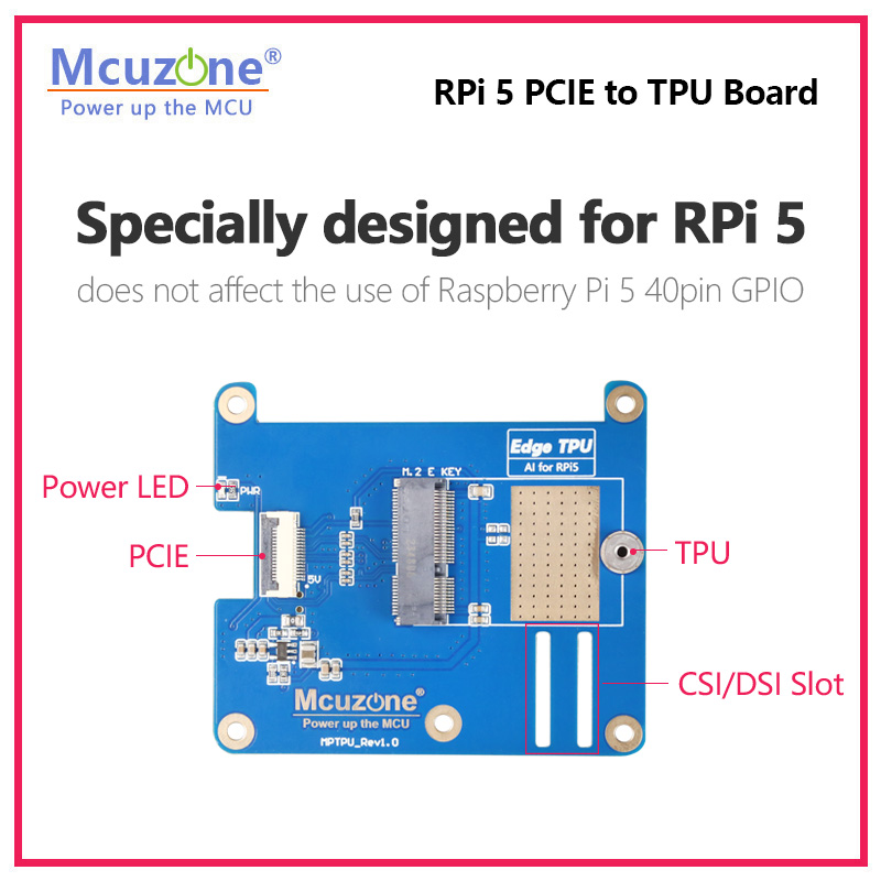 MPTPU-Wild Raspberry Pi 5 PCIE - Raspberry Pi Keyboard avis et prix