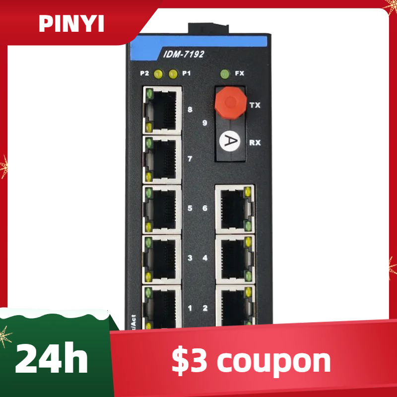 IDM-7192-FC1 Rail DIN 9 ports  - Ethernet Switch 8 Port avis et prix