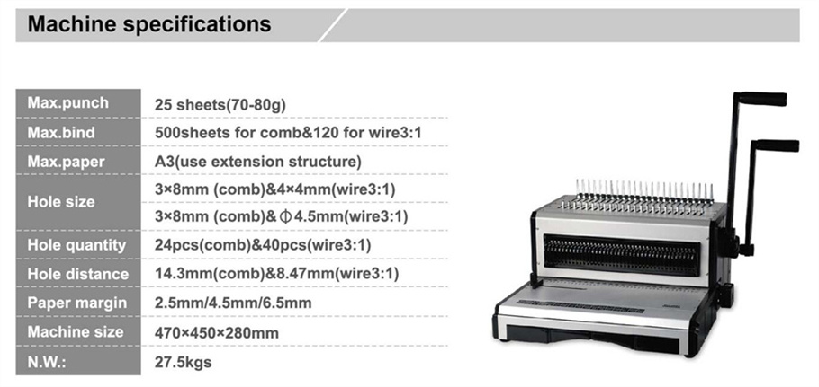 Machine à relier manuelle de b - Binding Machine Comb avis et prix